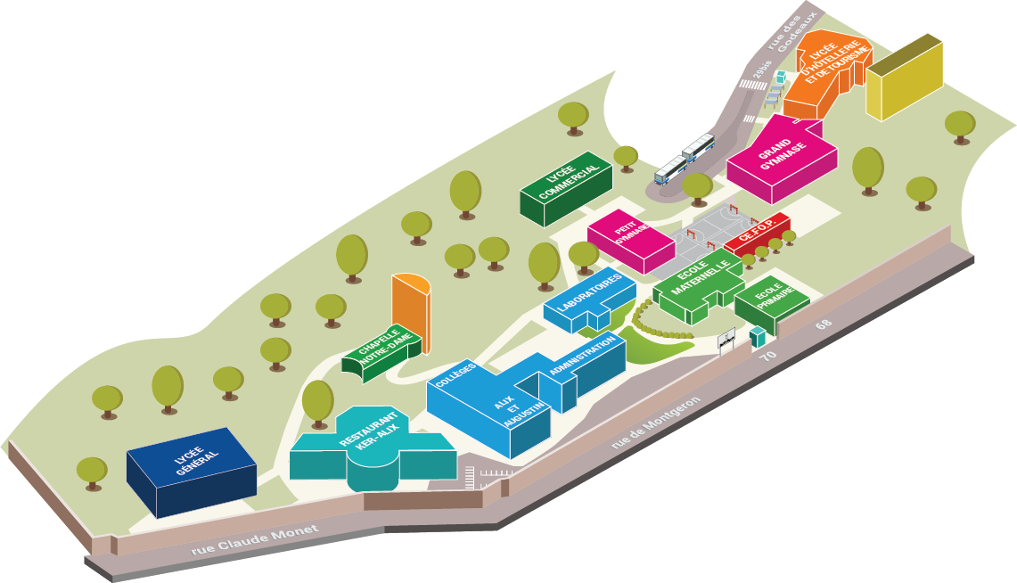 SaintPierre Institut Plan établissement