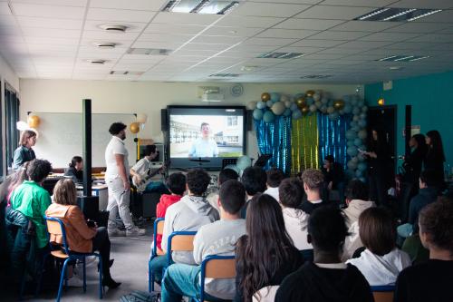 Concours des BAC Pro dans la grande salle