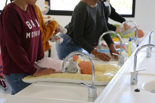 Les élèves de CAP AEPE